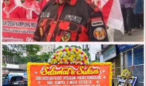 PP-PAC Teluknaga Kirim Karangan Bunga untuk Kompol Johan Armando Utan, Tanda Dukungan atas Jabatan Baru WhatsApp Image at