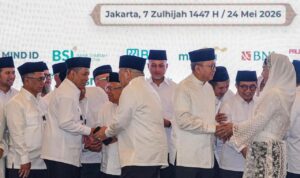 Struktur Pengurus baru Masyarakat Ekonomi Syariah (MES) periode 2026-2031 atau 1447-1452 H resmi dikukuhkan. Momentum ini menjadi WhatsApp Image at