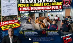Dugaan Skandal Proyek Drainase Rp 2,8 M Kembali Menghebohkan Publik