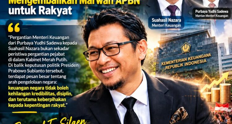 Suahasil Nazara Gantikan Purbaya, Samuel F. Silaen: Momentum Kembalikan Marwah APBN untuk Rakyat WhatsApp Image at