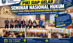 DPP PIKI Matangkan Persiapan Seminar Nasional Hukum, Fokus pada Pemulihan Kerugian Korban Tindak Pidana