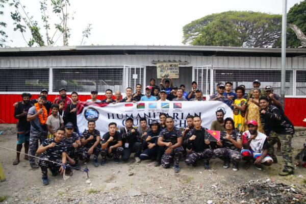 Diplomasi militer TNI di Papua Nugini melalui bakti sosial Satgas Port Visit 2026 di Port Moresby