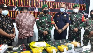 Satgas Pamtas 643 Amankan 8,169 Kg Sabu-sabu di JIPP Sajingan