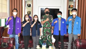 Pangdam Merdeka Terima Kunjungan BEM Nusantara Provinsi Sulut