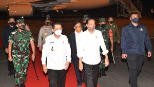 Pangkogabwilhan I Sambut Kunker Presiden Jokowi di Tanjungpinang