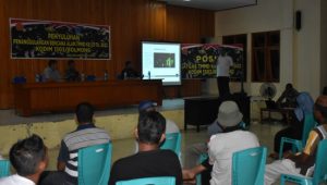 Satgas TMMD Kodim 1303/BM Libatkan BPBD Laksanakan Peyuluhan Bencana Alam