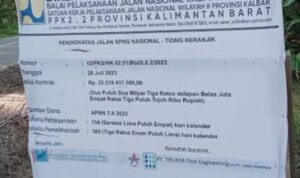 LIBAS Minta Audit Proyek Jalan SPNG Tiong–Keranjik, Dugaan Kerusakan Dini Jadi Sorotan abed eb d a ebab