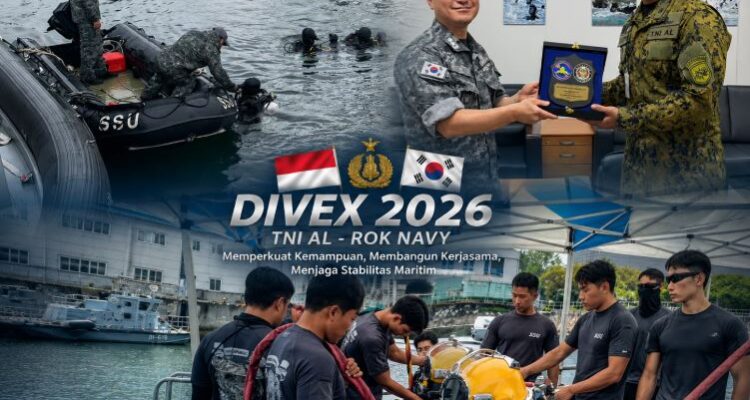 TNI AL–ROKN Perkuat Keahlian Operasi Bawah Air Lewat Latma DIVEX 2026 di Korea Selatan