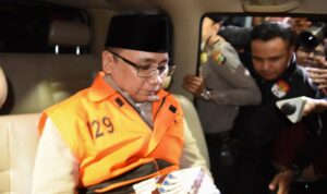 antarafoto mantan menag yaqut cholil qoumas ditahan kpk ratio x