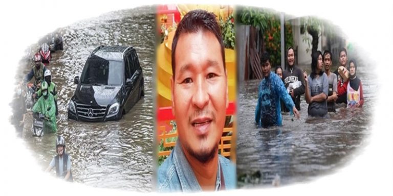 Baru Sekali Diguyur Hujan Deras, Banjir Kembali Terjang Jakarta. Samuel: Alam Semesta Bersaksi Atas Kondisi Jakarta Ditangan Anies Baswedan