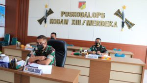 Kodam Merdeka Evaluasi Pelaksanaan Vaksinasi yang Telah Mencapai 70% Di Wilayah Sulut