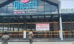 Tindak Tegas! Mie Gacoan Serpong Tangsel Disegel Satpol PP