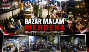 38 Tenan Padati Sunrise River, Warga Cileungsi Rayakan HUT RI ke-81 dengan Cara Berbeda