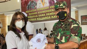 Kerukunan Keluarga Kawanua Gandeng Kodam XII/Merdeka Gelar Serbuan Vaksin