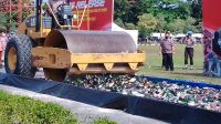 Jelang Ramadan, 19 Ribu Botol Miras dan 39 Kg Sabu di Musnahkan Polda Riau