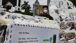 Kritisi Pidato Jokowi soal Deforestasi, Greenpeace Dilaporkan Atas Tindak Pidana UU ITE