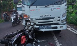 Motor Mio vs Dump Truck, Gadis 16 Tahun Tewas