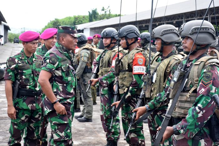 Prajurit Batalyon Infantri 5 Marinir Ikuti Apel Gelar Kesiapan Latihan