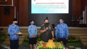 HUT KORPRI ke-50, Kasdam V/Brawijaya Ingatkan Varian Baru Covid-19