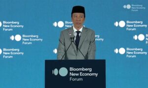 jokowi hadiri bloomberg new economy forum di singapura
