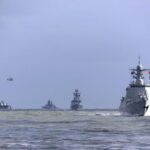 kapal perang china dan rusia ikut serta dalam latihan angkatan laut bersama di laut china timur selasa desember