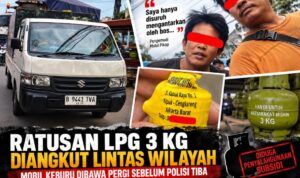 Ratusan Tabung LPG 3 Kg Ditemukan Diangkut Lintas Wilayah, Kendaraan Keburu Dibawa Pergi