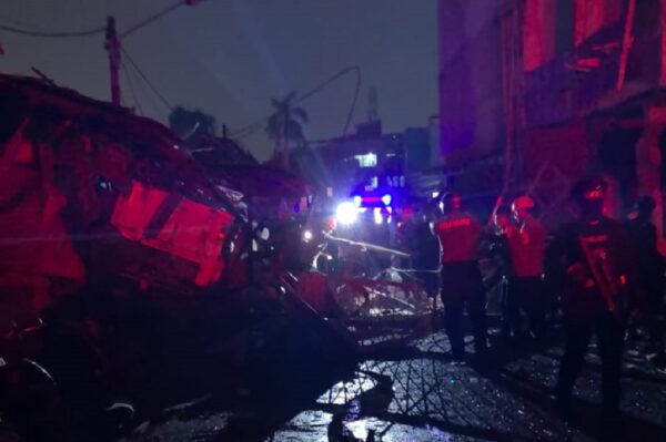 ledakan pasar cimanggis tangsel