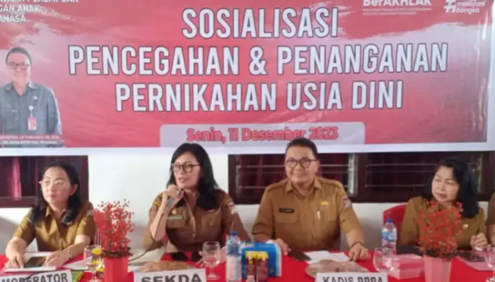 Pemkab Minahasa Sebut Aspek Ekonomi Sosial Pencetus Kasus Pernikahan Usia Dini