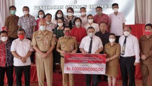 Bupati Minahasa Utara Hibahkan Rp2 Miliar APBD Minut untuk GMIM