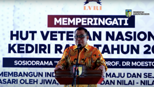 Hormati Sejarah, LVRI dan Kodim 0809 Gelar Sosiodrama Perjuangan Mayor Jenderal TNI (Purn.) Prof. DR. Moestopo