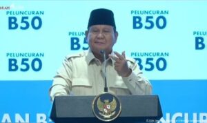 B50 Resmi Meluncur, Prabowo Tegaskan Indonesia Mampu Berdiri di Atas Energi Sendiri prabowo tt