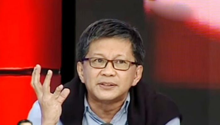 Desak Polisi Tangkap Rocky Gerung, Kelompok Massa Demo di Depan Mapolres Bekasi