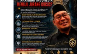 Ketika Narasi Tidak Lagi Sejalan dengan Realitas, Akankah Indonesia Menuju Jurang Krisis? samuel i