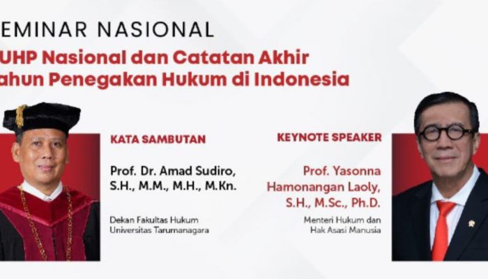 Menkumham Yasonna Laoly Teragenda Jadi Pembicara Kunci Seminar MAHUPIKI