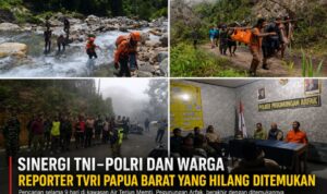 Meski Operasi Resmi Berakhir, Kodim 1812/Pegaf Tetap Bertahan hingga Reporter TVRI Ditemukan