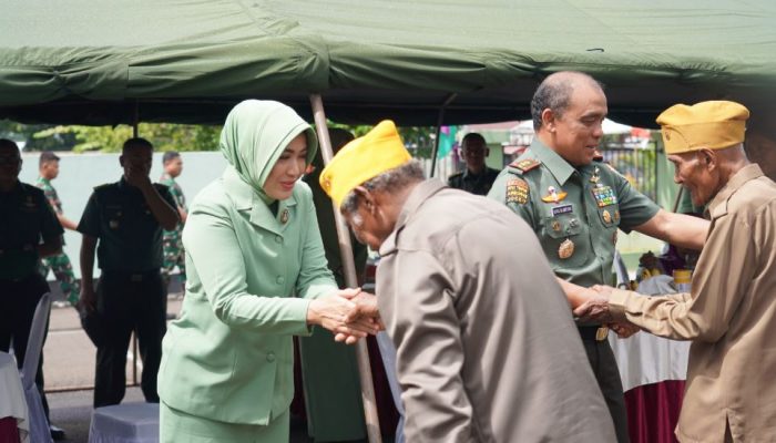 Pangdam Kasuari: Santunan Veteran, Warakawuri Dan Anak Yatim Piatu Bentuk Jalinan Tali Asih Dan Perhatian Kodam
