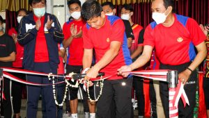 Danpussenarhanud Kodiklatad Resmikan Lapangan Bulutangkis R. Harsoyo dan PB Vyati